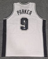 Tony Parker autographed jersey Beckett Witness COA