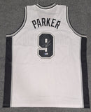 Tony Parker autographed jersey Beckett Witness COA