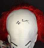 Tim Curry autographed Pennywise IT mask Beckett Witness COA