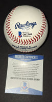 Patrick Renna autographed baseball Beckett COA