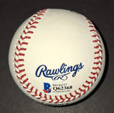 Patrick Renna autographed baseball Beckett COA