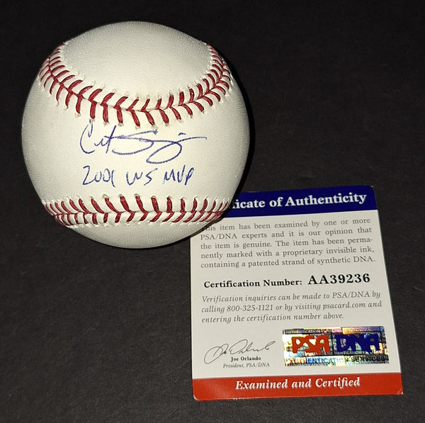 Curt Schilling autographed baseball PSA/DNA COA