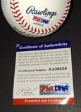 Curt Schilling autographed baseball PSA/DNA COA