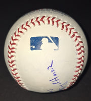 Tom Chambers autographed baseball Beckett COA