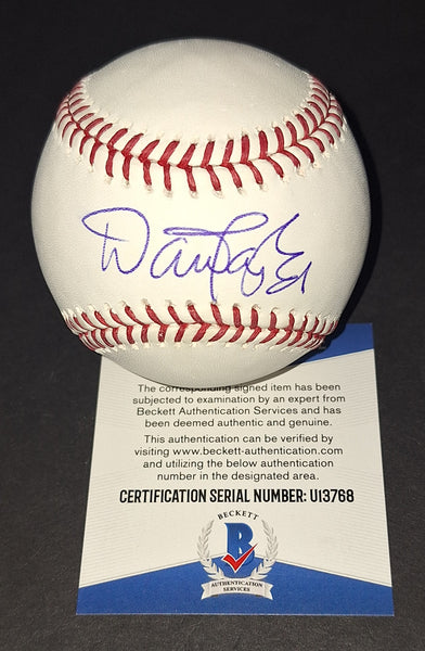 Dan Majerle autographed baseball Beckett COA