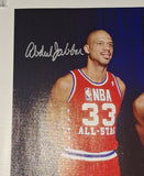 Kareem Abdul-Jabbar autographed canvas Beckett Witness COA