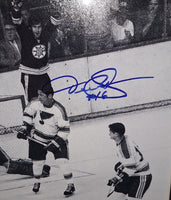 Bobby Orr and Derek Sanderson autographed 8x10 JSA COA