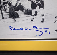 Bobby Orr and Derek Sanderson autographed 8x10 JSA COA