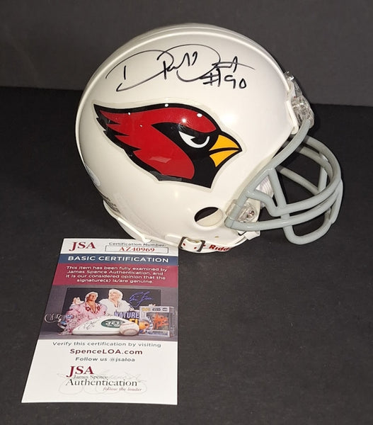 Darnell Dockett autographed Arizona Cardinals mini helmet JSA COA