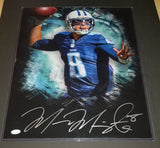 Marcus Mariota autographed 16x20 JSA COA