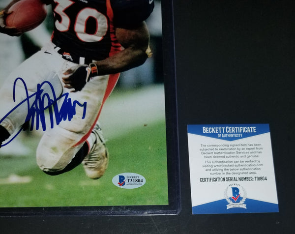 Terrell Davis autographed 8x10 Beckett COA – AZ Autographs and