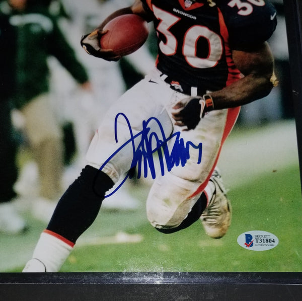 Terrell Davis Autographed Sports Memorabilia Football Collectibles