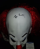 Tim Curry autographed Pennywise mask Beckett Witness COA