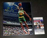 Shawn Kemp autographed 8x10 JSA COA