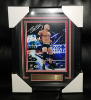 Bill Goldberg autographed and framed 8x10 Beckett COA