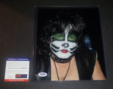 Eric Singer autographed 8x10 PSA/DNA COA