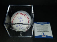 Ralph Macchio autographed baseball Beckett COA