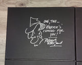 Robert Englund autographed and sketched canvas 4 set COA
