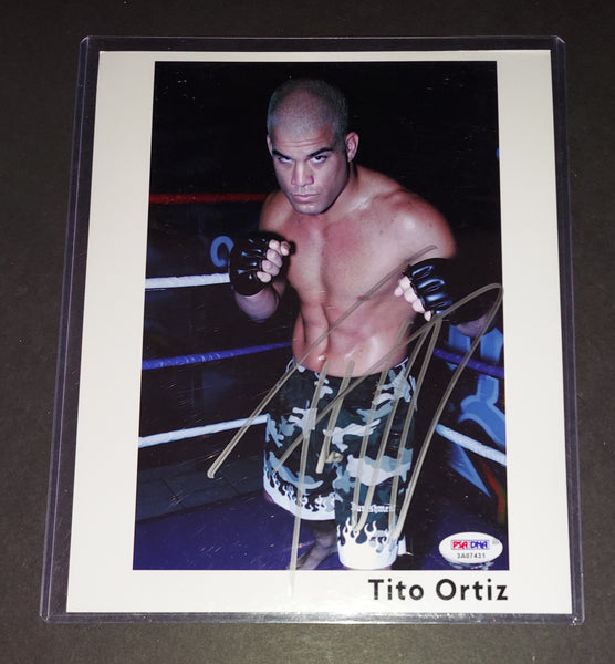 Tito Ortiz autographed 8x10 PSA/DNA COA