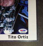 Tito Ortiz autographed 8x10 PSA/DNA COA