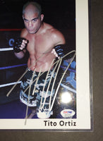 Tito Ortiz autographed 8x10 PSA/DNA COA