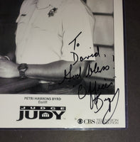 Officer Byrd autographed 8.5x11 Beckett COA