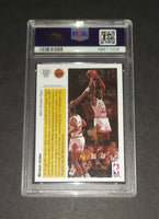 Michael Jordan 1991 Upper Deck MVP Award Winner Chicago Bulls hologram card PSA 7