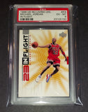 Michael Jordan 1998 Upper Deck Living Legends In Flight Chicago Bulls card PSA 6