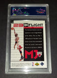 Michael Jordan 1998 Upper Deck Living Legends In Flight Chicago Bulls card PSA 7