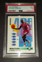 Michael Jordan 1991 Skybox Stats Points Leader Chicago Bulls card PSA 7