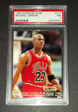 Michael Jordan 1992 Topps Stadium Club Chicago Bulls card PSA 7