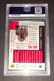 Michael Jordan 1999 Upper Deck Rise to Greatness Chicago Bulls card PSA 8