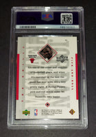 Michael Jordan 1999 Upper Deck Athlete of the Century Chicago Bulls card PSA 8