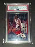 Michael Jordan 1999 Upper Deck Athlete of the Century Chicago Bulls card PSA 8