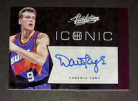 Dan Majerle 2016 Phoenix Suns Panini Absolute Basketball Iconic autographed card 74/75