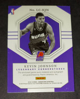 Kevin Johnson 2019 Phoenix Suns Panini Legendary Cornerstones autographed quad patch card 125/129