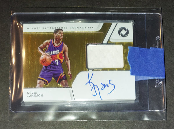 Kevin Johnson 2020 Phoenix Suns Panini Golden autographed patch card 16/49