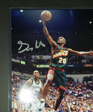 Gary Payton autograph 8x10 PSA COA