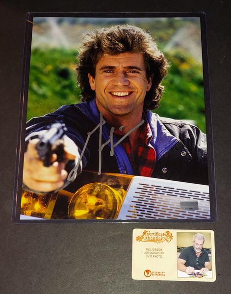 Mel Gibson autographed 8x10 Celebrity Authentics COA AZ