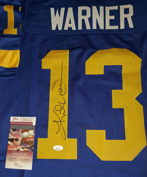 Kurt Warner Signed Jersey (JSA)