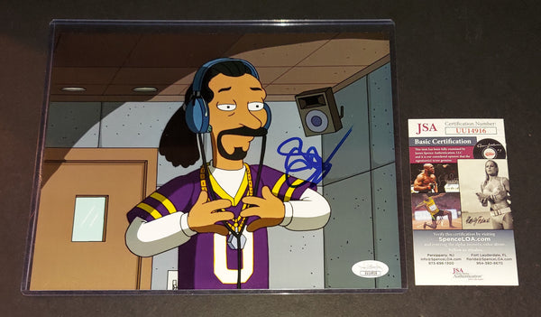 Snoop Dogg autographed 8x10 JSA COA