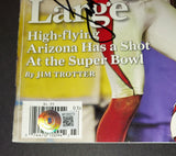 Larry Fitzgerald autographed Sports Illustrated Beckett COA