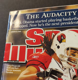 Larry Fitzgerald autographed Sports Illustrated Beckett COA