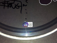 Cheech and Chong autographed drumhead Beckett Witness COA