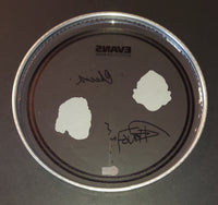 Cheech and Chong autographed drumhead Beckett Witness COA