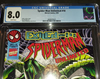 Spider-Man slabbed graded comic CGC 8.0