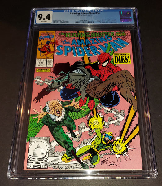 Spider-Man slabbed graded comic CGC 9.4