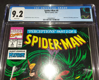Spider-Man slabbed graded comic CGC 9.2