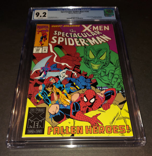 Spider-Man slabbed graded comic CGC 9.2