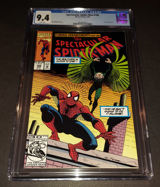 Spider-Man slabbed graded comic CGC 9.4